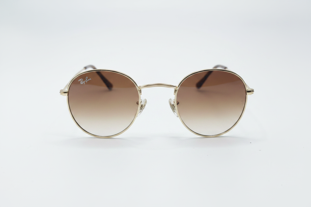 Ray-Ban Round Smeđa/Zlatna - frontalni
